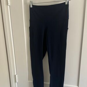 Lululemon navy align leggings with pockets